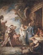 Welcoming the Servant of Abraham Francois Boucher